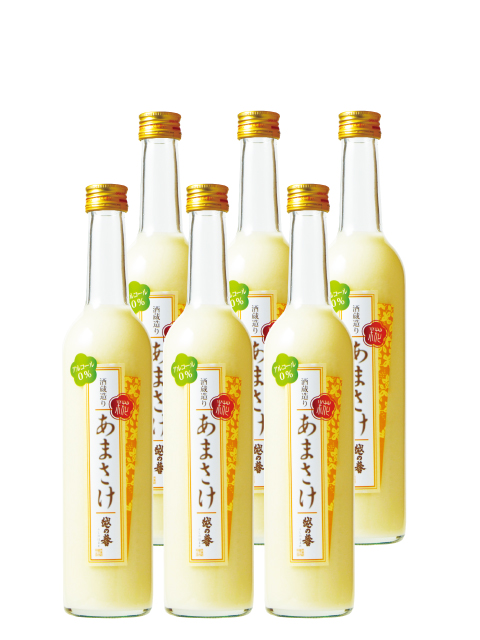 越の誉の米麹甘酒まとめ買い6本セットです。
