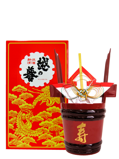 越の誉 上撰本醸造 角樽 1800ml